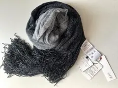 ⭐︎即日発送します⭐︎グラデーションラメストール⭐︎グレー〜黒⭐︎新品タグ付き⭐︎日本製