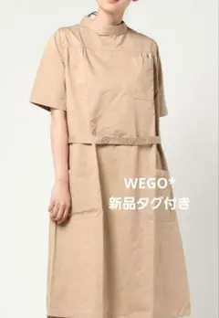 【新品】タグ付き♪／メディカルドレス／ワンピース／綿100／コットン／ベージュのサムネイル