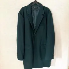 MICHEL KLEIN ダークグリーン チェスターコート 51