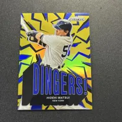 99枚限定 松井秀喜 2025 Prizm DINGERS インサート