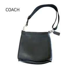 COACH ショルダーバッグ ブラック レザー