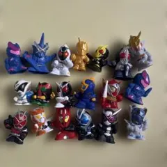 お値下げ　仮面ライダー　指人形＆チビフィギュア　19個セット　まとめ売り