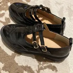 classical elf黒 ストラップドレスシューズM23〜23.5⭐︎美品
