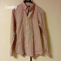 cosby チェック柄 長袖シャツ Mサイズ