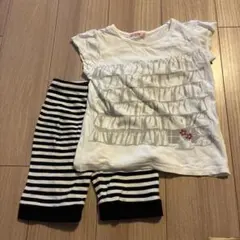 オジコ　半袖Tシャツ ボーダーパンツ セットのサムネイル