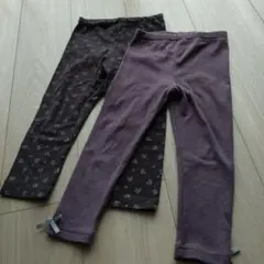 petit main　レギンス2点セット　100cm