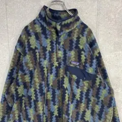 USA製 Patagonia リバーシブル スナップT デジタルカモ 長瀬智也