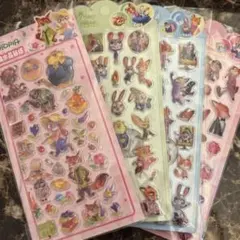 【一部公式】ズートピア シール 4枚セット