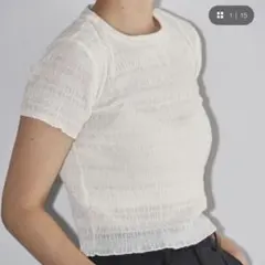 TODAYFUL ランダムシャーリングTシャツ ホワイトのサムネイル