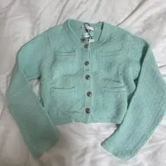 Moussy ニットカーディガン