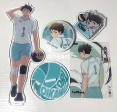 及川徹 アクリルスタンド 缶バッジ 百均