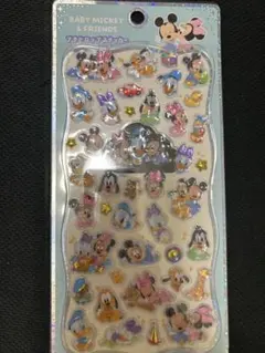 国内正規品　ラスト　プチドロップステッカー　ベイビーミッキー＆フレンズ　ディズニ
