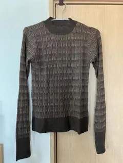 ブラウン　ニット Mサイズ