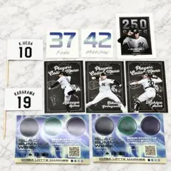 千葉ロッテマリーンズ 選手コラボメニューカード 益田直也 記念ステッカー