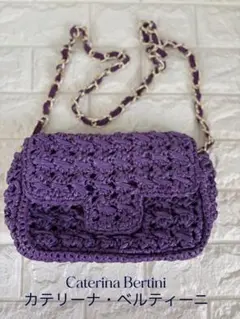 Caterina Bertini(カテリーナ・ベルティーニ） チェーンかごバッグ