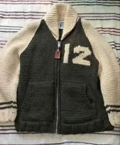 CANADIAN SWEATER カウチンニットジップカーディガン ウールニットのサムネイル
