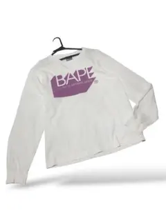 A BATHING APE BAPE メンズ M コットン100% 長袖Tシャツのサムネイル