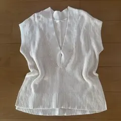 relume JOURNAL STANDARD ニットベスト F ホワイト