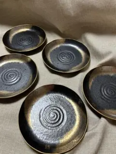 美品】黒釉 陶器 小皿 27枚セット - メルカリ