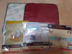 コメダ珈琲　一番くじ　D賞　E賞　F賞　ジッパーバッグ　タオル　ラバー