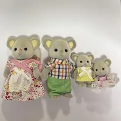 シルバニアファミリー　コアラファミリー　セット