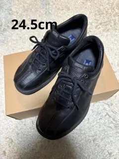 美品✨GEOX レザー　レースアップシューズ　黒 24.5cm REGAL 革靴