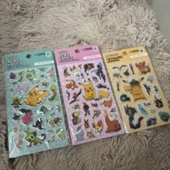 韓国限定✴︎ポケモンシール3枚セット