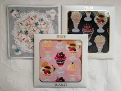 銀座和光×FEILER ピオニー ハンカチ 新品未開封3枚セット