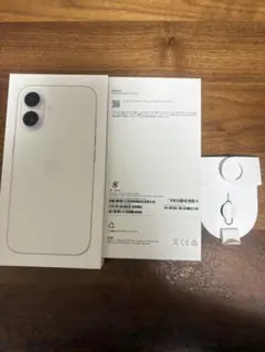【空箱】Apple iPhone 16 256G ホワイト SIMピン付き