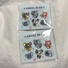 ナルミヤキャラクターズ ぷっくりシール エンジェルブルー 2個