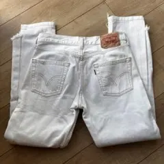 Levi's 501 ホワイト デニム リーバイス ジーンズ