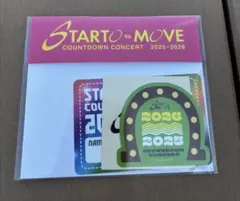 SnowMan START MOVE カウコンコンサートグッズ　ステッカー