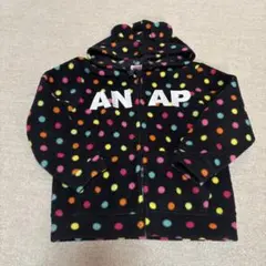 ANAP kids ドット柄フード付きジャケット　120