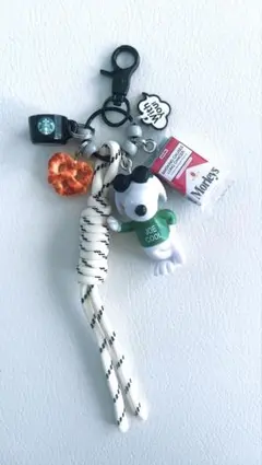 じゃらじゃらキーホルダー スヌーピー ガチャ詰めポーチ