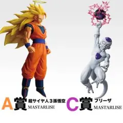 一番くじドラゴンボールA賞超サイヤ人3孫悟空、C賞フリーザ　フィギュア