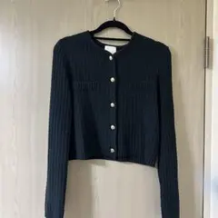 H&M ブラック カーディガン