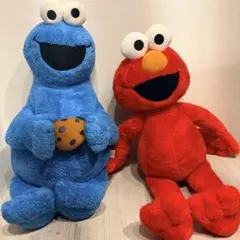 セサミストリート　エルモ　クッキーモンスター　ユニバ　非売品