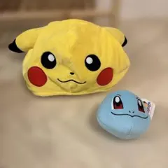 ピカチュウ帽子、ゼニガメポーチ