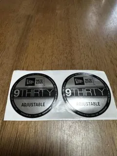 9thirty 2枚セット‼️NEW ERA ステッカー‼️折れ防止梱包‼️新品