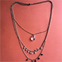 3連ロングネックレス