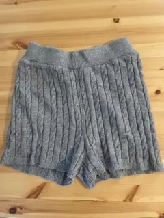 ［Heather］ケーブル編み ショートパンツ　フリーサイズのサムネイル