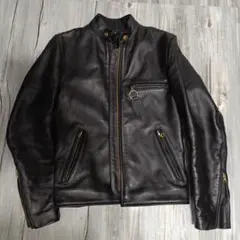 Vanson Type B リバーシブルインナー付 美品 VANSON（バンソン） ライダースジャケット レザーライダース B メンズ