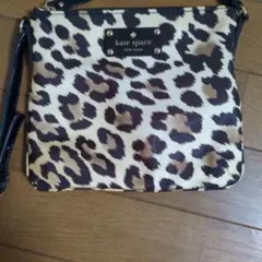 kate spade ヒョウ柄ショルダーバッグ