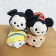 ディズニーストア　ツムツム　ぬいぐるみ　４個セット