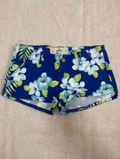 限定お値下げ！Hollister ショートパンツ 花柄 ブルー W24のサムネイル