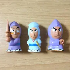 アンパンマン　指人形　ゆび人形　ソフビ　かつぶしまん　3種類まとめ売り