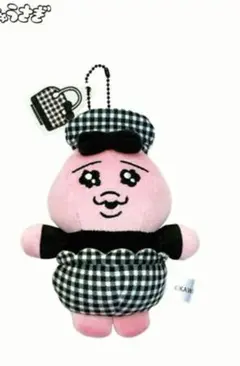 【新品未使用】おぱんちゅうさぎ ぬいぐるみ マスコット チェック柄　アベイルのサムネイル