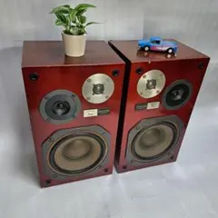 DIATONE のヴィンテージ スピーカー　 DS-201　赤バッフルのサムネイル