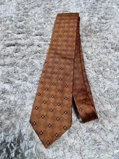 Visarunoのチェック&小紋柄ネクタイ 幅約8.5cm