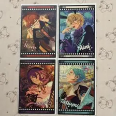 あんスタ ALKALOID 一彩 藍良 マヨイ 巽 フィルム風BIGクリアカード